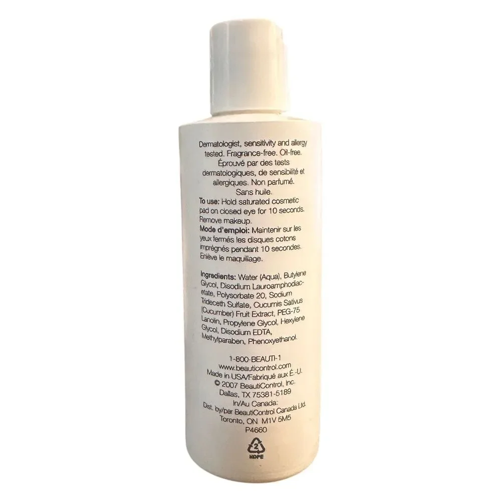 BeautiControl Skinlogics Lash & Lid Bath Eye Makeup Remover 4 oz 118 mL